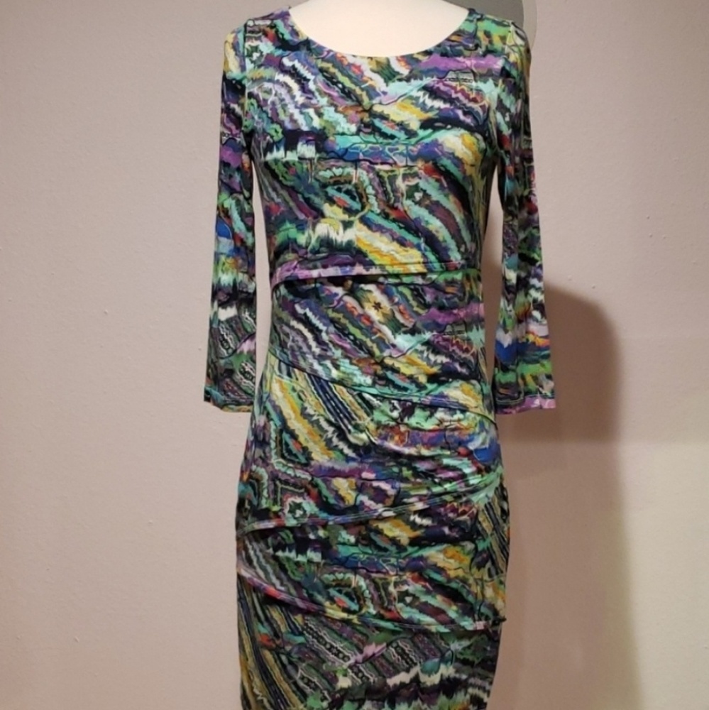 Anthropologie Cluny layered  dress, multicolored
